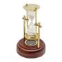 Personalised Three Minute Hourglass With Wooden Base And Compass, thumbnail 4 of 9