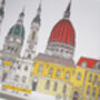 Budapest Personalised City Print, thumbnail 3 of 4