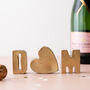 Personalised Gold Front Concrete Letters, thumbnail 2 of 8