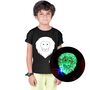 Kids Lion Interactive Glow In The Dark T Shirt, thumbnail 4 of 7