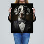 Dalmation Dinner Jacket Portrait Dog Wall Art Print, thumbnail 2 of 6