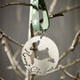 Personalised Cut Out Metal Xmas Decoration, thumbnail 4 of 4