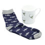 Fish Fine Bone China Mug And Sock Set, thumbnail 3 of 4