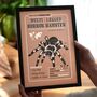 Funny Spider Art Print, Spider Fact File, thumbnail 1 of 5