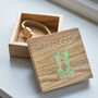Personalised Welly Boot Oak Jewellery Box, thumbnail 1 of 9