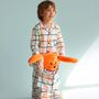 Max Hug Me Boys Pyjama Set With Matching Mega Size Teddy Bear, thumbnail 3 of 6