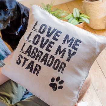 dog cushion personalised