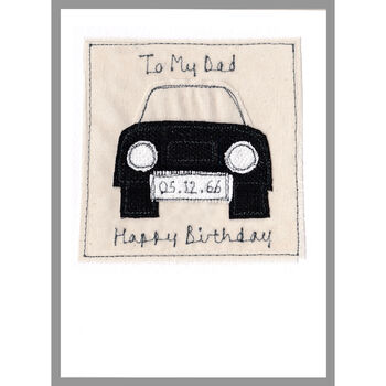 Personalised Car Father's Day Card For Dad / Grandad, 10 of 11