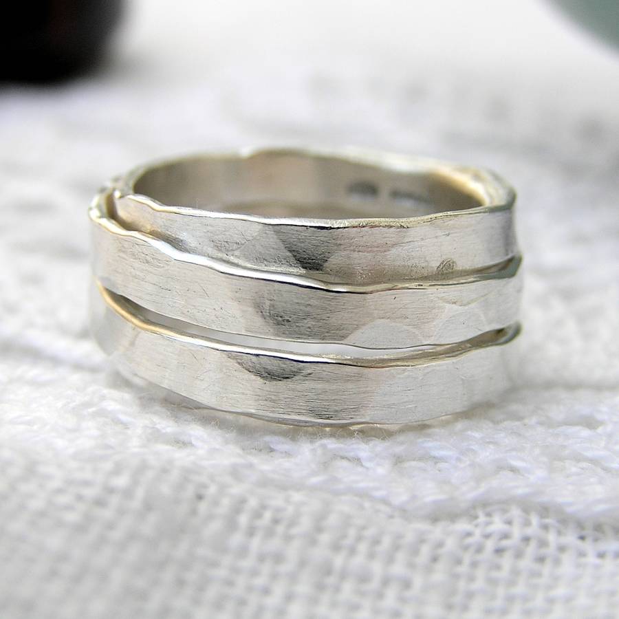 Wrapped Slim Silver Ring By anna k baldwin