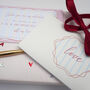 Valentine's Love Note Gift Envelope, thumbnail 3 of 6