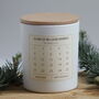 Extra Large Advent Calendar Candle Infused With Scents, thumbnail 4 of 6