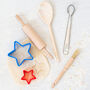 Personalised Children's Baking Set In A Striped Bag, thumbnail 3 of 12