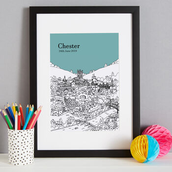 Personalised Chester Print, 4 of 10