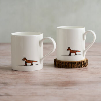 Fox Mug, Fine Bone China, 4 of 7