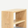Handmade Wooden Bedside Table With Shelf, thumbnail 3 of 6