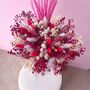 Hot Pink Dried Flower Bouquet, thumbnail 3 of 5