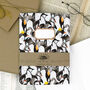 Waddle Of Penguins Print A5 Lined Journal, thumbnail 1 of 10