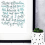 'There Is Freedom' Inspirational Print, thumbnail 2 of 2