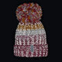 Lesbian Colours Fleece Lined Reflective Bobble Hat, thumbnail 2 of 2