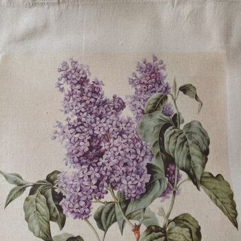 Floral Botanical Print Cotton Shopper Tote Bag, 8 of 12