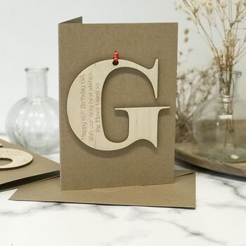 Personalised Initial Letter Birthday Cards, 4 of 12