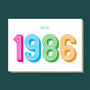 Frameable Keepsake Est. 1986 40th Birthday Card To Personalise, Large, thumbnail 1 of 2