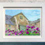 Trerice House Barns, Newquay, Cornwall Art Print, thumbnail 1 of 3