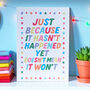 Positive Rainbow Motivational Quote A5 Print, thumbnail 1 of 2