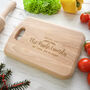 Personalised Christmas Beech Serving Board, thumbnail 1 of 5