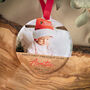 Personalised Baby's First Christmas Auntie Bauble, thumbnail 4 of 5