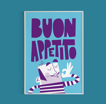 Mr Buon Appetito Kitchen Print, 6 of 7