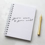 You Can And You Will A5 Wiro Notebook, thumbnail 1 of 3