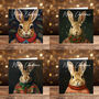 Hare Christmas Cards Pack Of Four Designs Including Envelopes, thumbnail 4 of 5