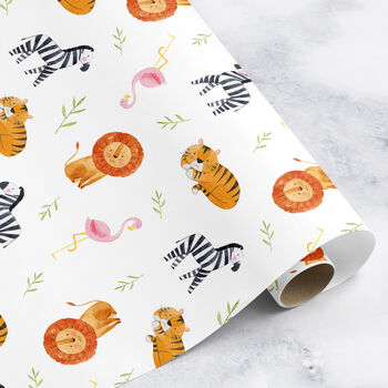 Safari Wrapping Paper Roll Or Folded, 2 of 3
