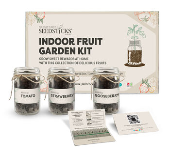 Personalised Indoor Fruit Jar Garden Kit, 5 of 5