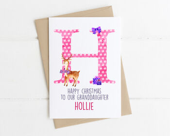 Personalised Deer Christmas Card, 3 of 3