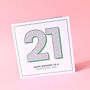 Happy 21st Birthday To A Wonderful Son Card, thumbnail 2 of 5