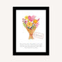 Personalised Thank You Teacher Print Including Children's Names, thumbnail 3 of 6