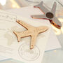 Aeroplane Destination Wedding Invitation Magnet And Card, thumbnail 4 of 12