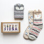 Personalised Wise Owl Socks In A Box, thumbnail 2 of 7