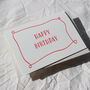 Red Happy Birthday Card, thumbnail 1 of 8
