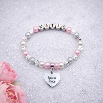 Personalised Niece Bracelet Gift, 2 of 12