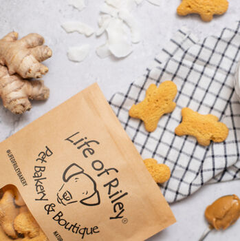 Mini Gingerbread Men Dog Treats Grain Free, 3 of 3