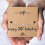 40th Birthday Gold Plated Star Bracelet And Gift Wrap, thumbnail 9 of 9