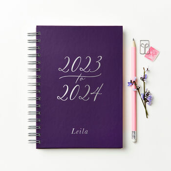 Personalised Flourish 2023/24 Mid Year Diary, 2 of 10
