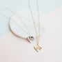 Personalised Paw Print Heart Necklace, thumbnail 9 of 11