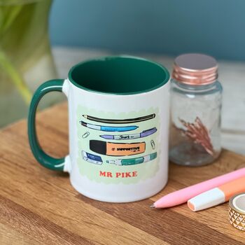 Teacher Iconic Stationary Mug With Positive Words, 6 of 6