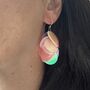 Party Sequin Drop Glow In The Dark Earrings Pinks, thumbnail 1 of 3