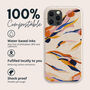 Abstract Hand Drawn Biodegradable Phone Case, thumbnail 2 of 7