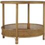 Rattan Side Table With Shelf, thumbnail 4 of 4